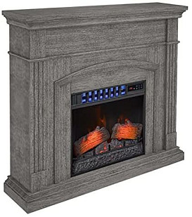                                                              							DURAFLAME - GRAY FIREPLACE W/COOLGL...
                                                            						 