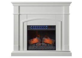                                                              							DURAFLAME - WHITE FIREPLACE W/COOLG...
                                                            						 