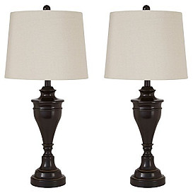                                                              							Ashley - METAL TABLE LAMPS SET OF 2
                                                            						 