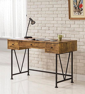                                                              							COASTER - NUTMEG WRITING DESK
                                                            						 