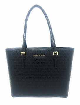                                                              							MICHAEL KORS - BLACK CARRYALL LEATH...
                                                            						 