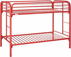                                                              							Donco - TWIN/TWIN RED METAL BUNK
                                                            						 