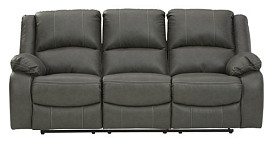                                                              							CALDERWELL GRAY FAUX LEATHER RECLIN...
                                                            						 