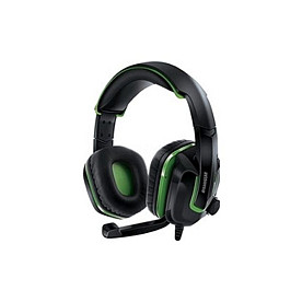 BLACK & GREEN 40MM WIRED 4 FT GAMING HEADSET