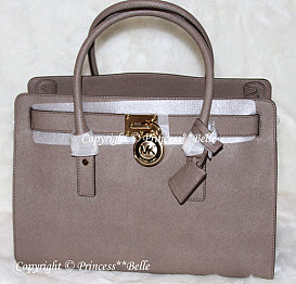                                                              							MICHAEL KORS - DARK DUNE SATCHEL
                                                            						 