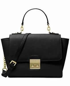                                                              							MICHAEL KORS - MEDIUM BLACK SATCHEL
                                                            						 