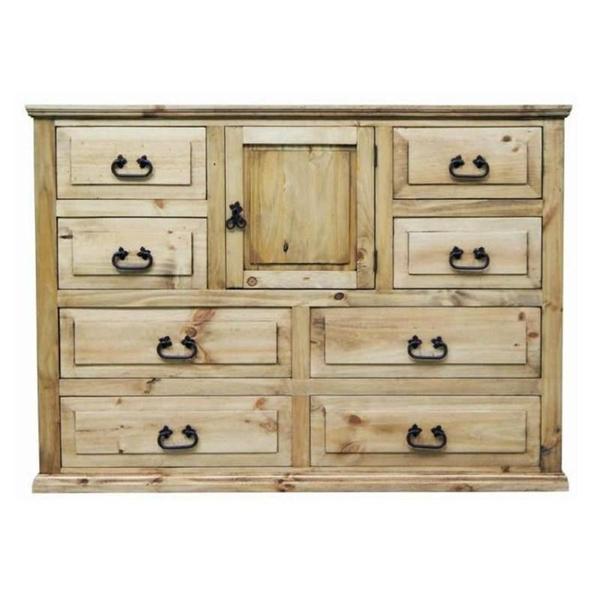 Rent-To-Own A 1 Door Mansion Econo Rustic Natural Dresser & Mir At National
