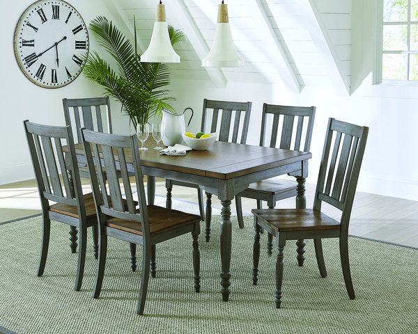 Rent-To-Own This 5 Pc Oak & Gray Dinette At National