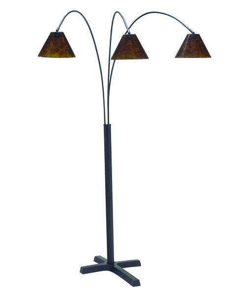 Rent-To-Own A Black Sharde Floor Arc Lamp At National