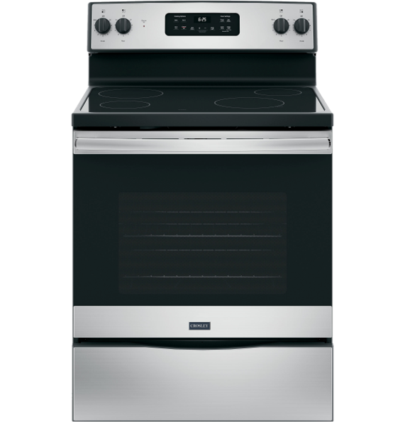 Rent-To-Own This Stainless Steel Smooth Top Electric Range Stove At National